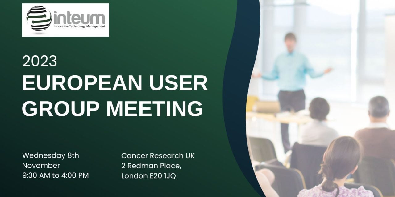 2023 European User Group Meeting Banner