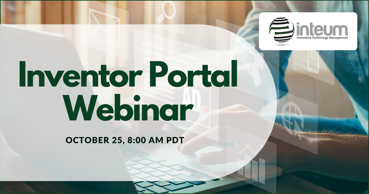 Inventor Portal Webinar banner