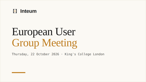 European user group meeting